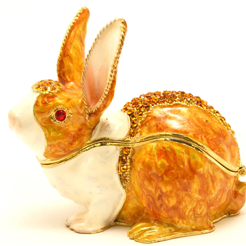 Ciel Collectables Jeweled Rabbit Trinket Box Wayfair